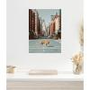 image:imageKate and Laurel Urban Tiger in the City Framed Canvas Wall Art by Michael Schauer 18 x 24 Sylvie White Industrial Urban Cityscapes Animals Art for Wall Decor Living Room BedroomWhite