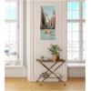 image:imageKate and Laurel Urban Tiger in the City Framed Canvas Wall Art by Michael Schauer 18 x 24 Sylvie White Industrial Urban Cityscapes Animals Art for Wall Decor Living Room BedroomWhite