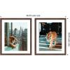 image:imageUrban Tiger City 2 Piece Framed Wall Art Print Set by Michael Schauer
