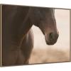 image:imageKate and Laurel Framed Canvas Wall Art Print Dusty by Crystal Lynn Collins 38 x 28 Sylvie Walnut Frame Rustic Farmhouse Animal Art for Wall DecorSylvie Beaded Dark Gold