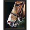 image:imageKate and Laurel Framed Wall Art Print Chestnut Horse by Mary Sparrow 27 x 35 Pia Medium Brown Narrow Frame Rustic Farmhouse Animal Art for Wall DecorManhattan Black