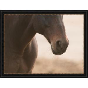 image:imageKate and Laurel Framed Wall Art Print Dusty by Crystal Lynn Collins 25 x 25 Svelte Noir Black Frame Rustic Farmhouse Animal Art for Wall DecorManhattan Black