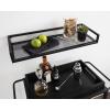 image:imageKate and Laurel Blex Glam Wall Shelf 24 x 8 x 3 Gold Chic Floating Shelf for Wall Display and StorageBlack