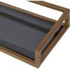 image:imageKate and Laurel Blex Glam Wall Shelf 24 x 8 x 3 Gold Chic Floating Shelf for Wall Display and StorageGoldBlack