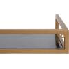 image:imageKate and Laurel Blex Glam Wall Shelf 24 x 8 x 3 Gold Chic Floating Shelf for Wall Display and StorageGoldBlack