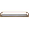 image:imageKate and Laurel Blex Glam Wall Shelf 24 x 8 x 3 Gold Chic Floating Shelf for Wall Display and StorageGoldBlack