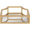 image:imageKate and Laurel Ciel Glam Wall Sconce Set of 2 Gold Modern Floating Wall Decor for DisplayGold