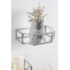 image:imageKate and Laurel Ciel Glam Wall Sconce Set of 2 Gold Modern Floating Wall Decor for DisplaySilver