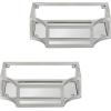 image:imageKate and Laurel Ciel Glam Wall Sconce Set of 2 Gold Modern Floating Wall Decor for DisplaySilver