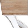 image:imageKate and Laurel Corbett Distressed Wood Shelves Set of 2 White and Rustic Brown FarmhouseInspired Home Decor and Storage