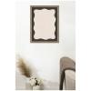 image:imageKate and Laurel Framed Fabric Pinboard 17 x 41 Printed Linen Decorative Bulletin Board for Use as a Vision Board or Wall Organization Belvedere Bronze FrameFlorence Light Brown