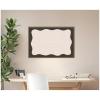 image:imageKate and Laurel Framed Fabric Pinboard 17 x 41 Printed Linen Decorative Bulletin Board for Use as a Vision Board or Wall Organization Belvedere Bronze FrameBelvedere Bronze