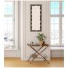 image:imageKate and Laurel Framed Fabric Pinboard 17 x 41 Printed Linen Decorative Bulletin Board for Use as a Vision Board or Wall Organization Belvedere Bronze FrameFlorence Light Brown