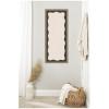 image:imageKate and Laurel Framed Fabric Pinboard 17 x 41 Printed Linen Decorative Bulletin Board for Use as a Vision Board or Wall Organization Belvedere Bronze FrameFlorence Light Brown