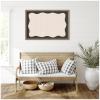 image:imageKate and Laurel Framed Fabric Pinboard 17 x 41 Printed Linen Decorative Bulletin Board for Use as a Vision Board or Wall Organization Belvedere Bronze FrameFlorence Light Brown