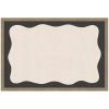 image:imageKate and Laurel Framed Fabric Pinboard 17 x 41 Printed Linen Decorative Bulletin Board for Use as a Vision Board or Wall Organization Belvedere Bronze FrameFlorence Light Brown