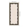 image:imageKate and Laurel Framed Fabric Pinboard 17 x 41 Printed Linen Decorative Bulletin Board for Use as a Vision Board or Wall Organization Belvedere Bronze FrameFlorence Light Brown
