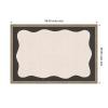 image:imageKate and Laurel Framed Fabric Pinboard 17 x 41 Printed Linen Decorative Bulletin Board for Use as a Vision Board or Wall Organization Belvedere Bronze FrameFlorence Light Brown