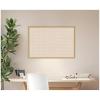 image:imageKate and Laurel Framed Fabric Pinboard 17 x 41 Printed Linen Modern Bulletin Board for Use as a Vision Board or Wall Organization Lucie Black FrameFlorence Gold