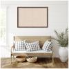 image:imageKate and Laurel Framed Fabric Pinboard 17 x 41 Printed Linen Modern Bulletin Board for Use as a Vision Board or Wall Organization Lucie Black FrameFlorence Medium Brown