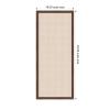image:imageKate and Laurel Framed Fabric Pinboard 17 x 41 Printed Linen Modern Bulletin Board for Use as a Vision Board or Wall Organization Lucie Black FrameFlorence Medium Brown