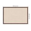 image:imageKate and Laurel Framed Fabric Pinboard 17 x 41 Printed Linen Modern Bulletin Board for Use as a Vision Board or Wall Organization Lucie Black FrameFlorence Medium Brown