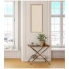 image:imageKate and Laurel Framed Fabric Pinboard 17 x 41 Printed Linen Modern Bulletin Board for Use as a Vision Board or Wall Organization Lucie Black FrameFlorence Gold