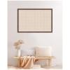 image:imageKate and Laurel Framed Fabric Pinboard 17 x 41 Printed Linen Modern Bulletin Board for Use as a Vision Board or Wall Organization Lucie Black FrameFlorence Medium Brown