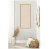 image:imageKate and Laurel Framed Fabric Pinboard 17 x 41 Printed Linen Modern Bulletin Board for Use as a Vision Board or Wall Organization Lucie Black FrameFlorence Gold