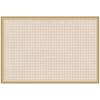 image:imageKate and Laurel Framed Fabric Pinboard 17 x 41 Printed Linen Modern Bulletin Board for Use as a Vision Board or Wall Organization Lucie Black FrameFlorence Gold