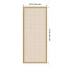 image:imageKate and Laurel Framed Fabric Pinboard 17 x 41 Printed Linen Modern Bulletin Board for Use as a Vision Board or Wall Organization Lucie Black FrameFlorence Gold