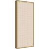 image:imageKate and Laurel Framed Fabric Pinboard 17 x 41 Printed Linen Modern Bulletin Board for Use as a Vision Board or Wall Organization Lucie Black FrameFlorence Gold