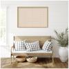 image:imageKate and Laurel Framed Fabric Pinboard 17 x 41 Printed Linen Modern Bulletin Board for Use as a Vision Board or Wall Organization Lucie Black FrameFlorence Gold