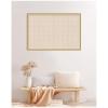 image:imageKate and Laurel Framed Fabric Pinboard 17 x 41 Printed Linen Modern Bulletin Board for Use as a Vision Board or Wall Organization Lucie Black FrameFlorence Gold