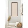 image:imageKate and Laurel Framed Fabric Pinboard 17 x 41 Printed Linen Modern Bulletin Board for Use as a Vision Board or Wall Organization Lucie Black FrameFlorence Medium Brown