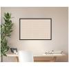 image:imageKate and Laurel Framed Fabric Pinboard 17 x 41 Printed Linen Modern Bulletin Board for Use as a Vision Board or Wall Organization Lucie Black FrameLucie Black