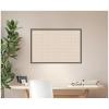 image:imageKate and Laurel Framed Fabric Pinboard 17 x 41 Printed Linen Modern Bulletin Board for Use as a Vision Board or Wall Organization Lucie Black FrameMatinee Black Bronze