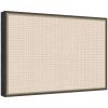 image:imageKate and Laurel Framed Fabric Pinboard 17 x 41 Printed Linen Modern Bulletin Board for Use as a Vision Board or Wall Organization Lucie Black FrameMatinee Black Bronze