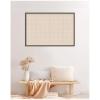 image:imageKate and Laurel Framed Fabric Pinboard 17 x 41 Printed Linen Modern Bulletin Board for Use as a Vision Board or Wall Organization Lucie Black FrameMatinee Black Bronze