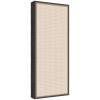 image:imageKate and Laurel Framed Fabric Pinboard 17 x 41 Printed Linen Modern Bulletin Board for Use as a Vision Board or Wall Organization Lucie Black FrameMatinee Black Bronze