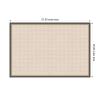 image:imageKate and Laurel Framed Fabric Pinboard 17 x 41 Printed Linen Modern Bulletin Board for Use as a Vision Board or Wall Organization Lucie Black FrameMatinee Black Bronze