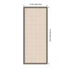 image:imageKate and Laurel Framed Fabric Pinboard 17 x 41 Printed Linen Modern Bulletin Board for Use as a Vision Board or Wall Organization Lucie Black FrameMatinee Black Bronze