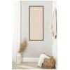 image:imageKate and Laurel Framed Fabric Pinboard 17 x 41 Printed Linen Modern Bulletin Board for Use as a Vision Board or Wall Organization Lucie Black FrameMatinee Black Bronze