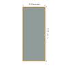 image:imageKate and Laurel Framed Fabric Pinboard 17 x 41 Printed Linen Modern Bulletin Board for Use as a Vision Board or Wall Organization Paige White Gold FramePaige White Gold