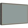 image:imageKate and Laurel Framed Fabric Pinboard 17 x 41 Printed Linen Modern Bulletin Board for Use as a Vision Board or Wall Organization Paige White Gold FrameMatinee Black Bronze