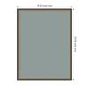 image:imageKate and Laurel Framed Fabric Pinboard 17 x 41 Printed Linen Modern Bulletin Board for Use as a Vision Board or Wall Organization Paige White Gold FrameMatinee Black Bronze