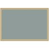 image:imageKate and Laurel Framed Fabric Pinboard 17 x 41 Printed Linen Modern Bulletin Board for Use as a Vision Board or Wall Organization Paige White Gold FrameFlorence Gold