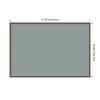 image:imageKate and Laurel Framed Fabric Pinboard 17 x 41 Printed Linen Modern Bulletin Board for Use as a Vision Board or Wall Organization Paige White Gold FrameMatinee Black Bronze
