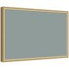 image:imageKate and Laurel Framed Fabric Pinboard 17 x 41 Printed Linen Modern Bulletin Board for Use as a Vision Board or Wall Organization Paige White Gold FrameFlorence Gold