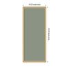 image:imageKate and Laurel Framed Fabric Pinboard 18 x 42 Printed Linen Classic Bulletin Board for Use as a Vision Board or Wall Organization Florence Gold FrameFlorence Gold